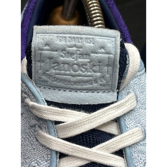RARE Nike Air Max Janoski 2 SB Light Armory Blue Skateboarding Shoes Size 9 - Picture 4 of 9
